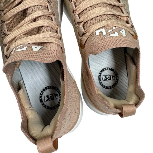 APL Womens TechLoom Breeze Sneakers 7..5 Rose Dust Rose Gold White Trainers - Picture 7 of 8